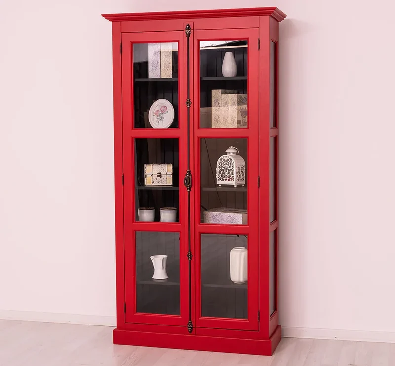 Massiver Schaukasten mit externem Verschlusssystem | Bücherregal | Vitrine
