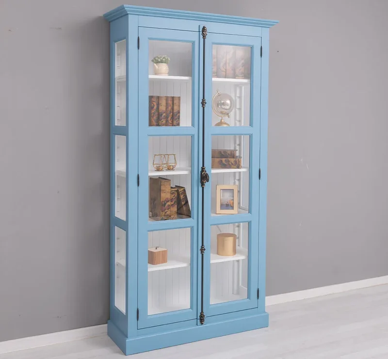 Massiver Schaukasten mit externem Verschlusssystem | Bücherregal | Vitrine
