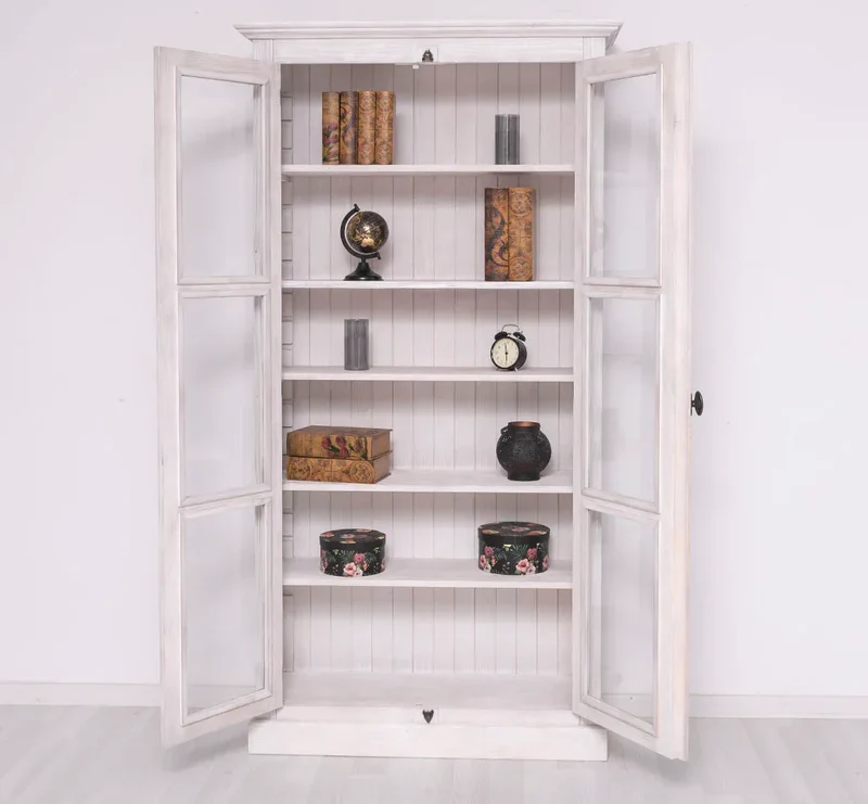 Massiver Schaukasten mit externem Verschlusssystem | Bücherregal | Vitrine