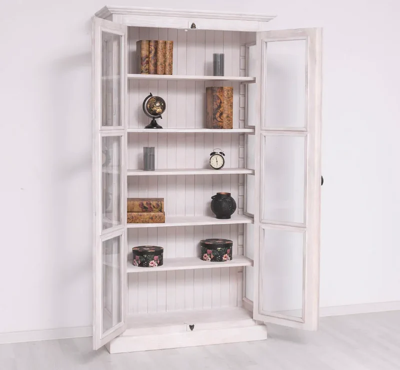 Massiver Schaukasten mit externem Verschlusssystem | Bücherregal | Vitrine