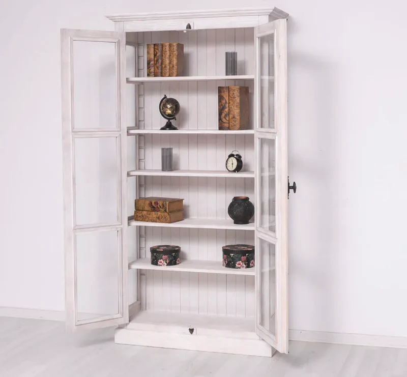 Massiver Schaukasten mit externem Verschlusssystem | Bücherregal | Vitrine