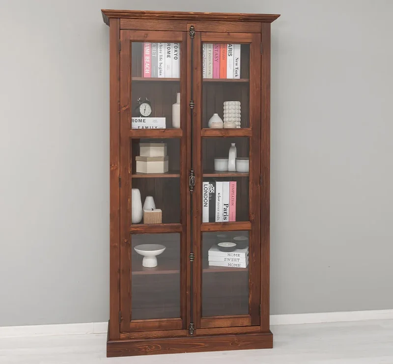 Massiver Schaukasten mit externem Verschlusssystem | Bücherregal | Vitrine