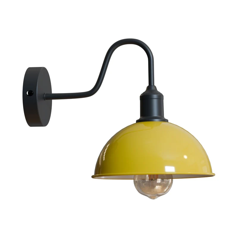 Vintage Farmhouse Wandleuchte – Industrie Barn Light Innen | Ø21 cm | E27 ~3313