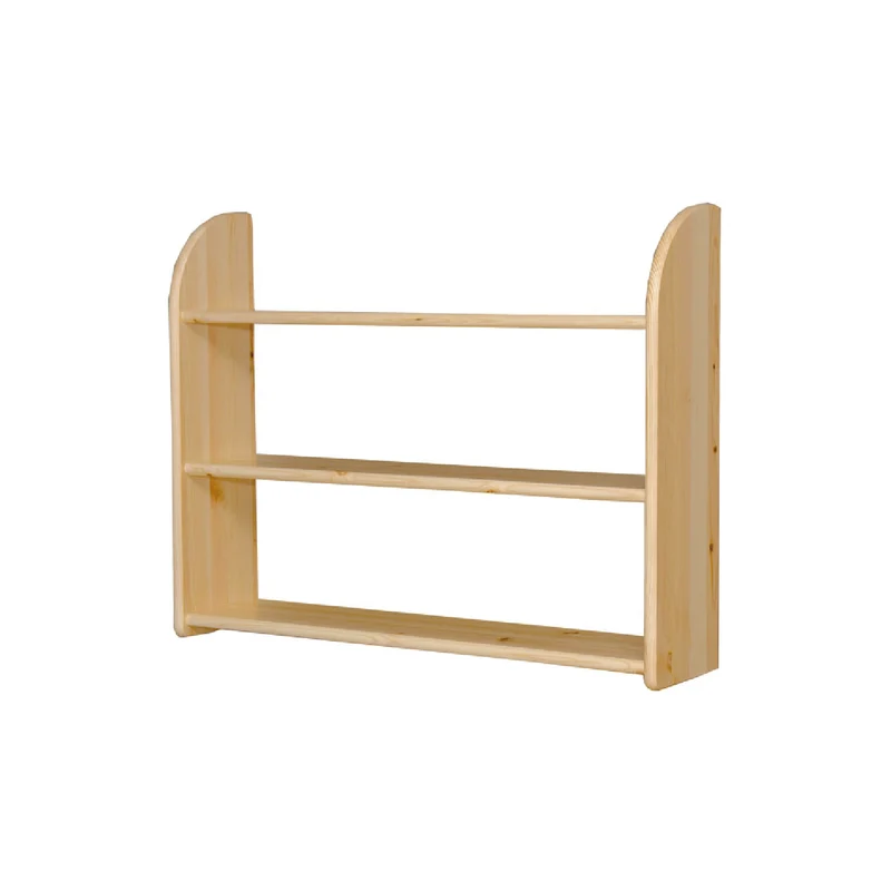Eva Bücherregal aus Kiefer Massivholz | 3er Wandregal aus 100% Bio Holz