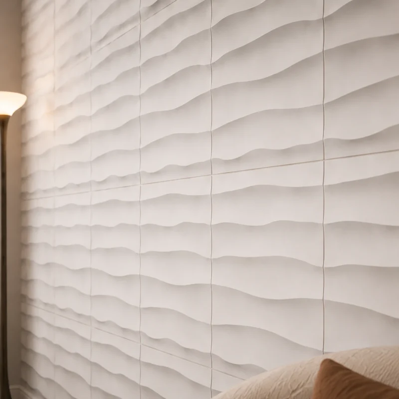 WAVES Polystyrene Wall Art – 3D Decorative Panels EPS