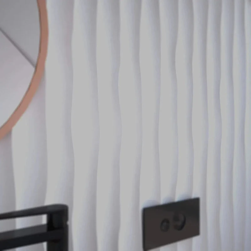 WAVES Polystyrene Wall Art – 3D Decorative Panels EPS