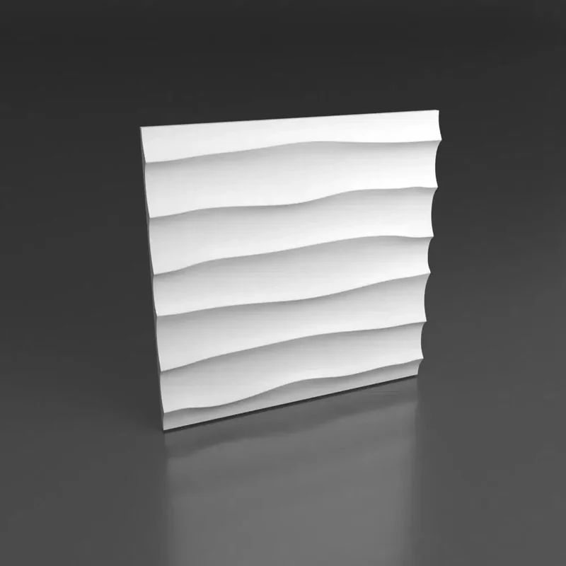 WAVES Polystyrene Wall Art – 3D Decorative Panels EPS