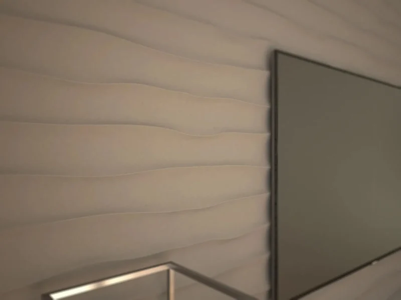 WAVES Polystyrene Wall Art – 3D Decorative Panels EPS
