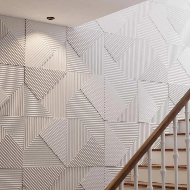 STRIPES Polystyrene Wall Art – 3D Decorative Panels EPS