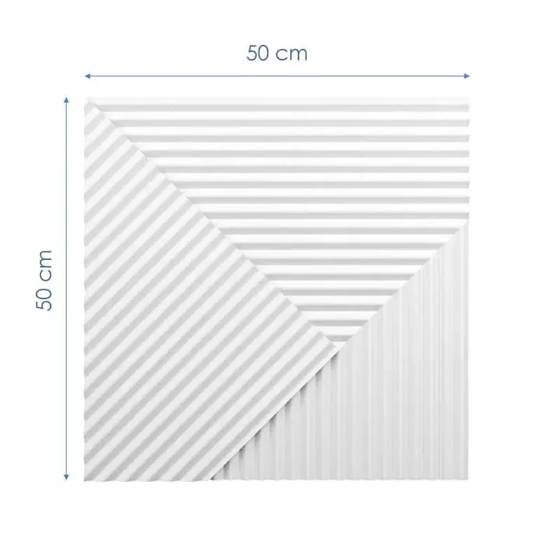 STRIPES Polystyrene Wall Art – 3D Decorative Panels EPS