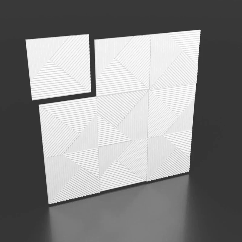 STRIPES Polystyrene Wall Art – 3D Decorative Panels EPS