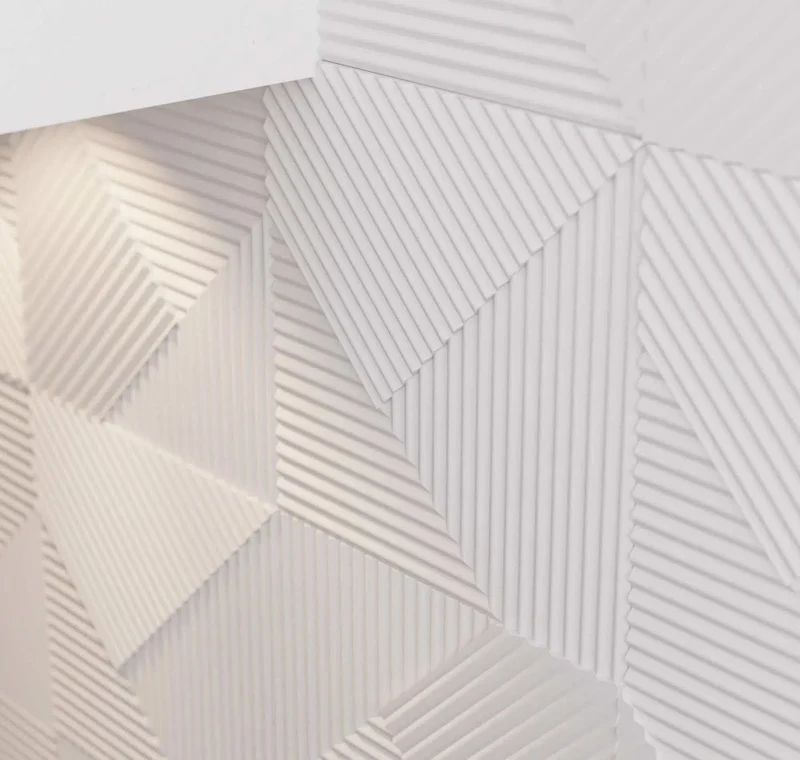 STRIPES Polystyrene Wall Art – 3D Decorative Panels EPS