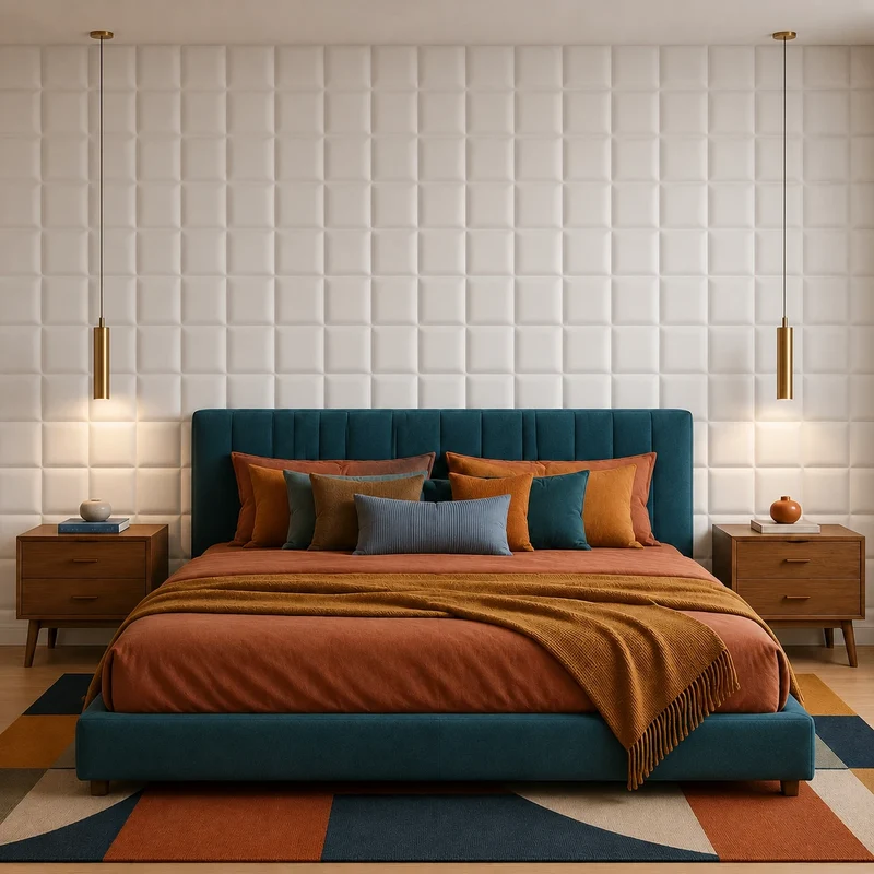 SQUARE Polystyrene Wall Art – 3D Decorative Panels EPS