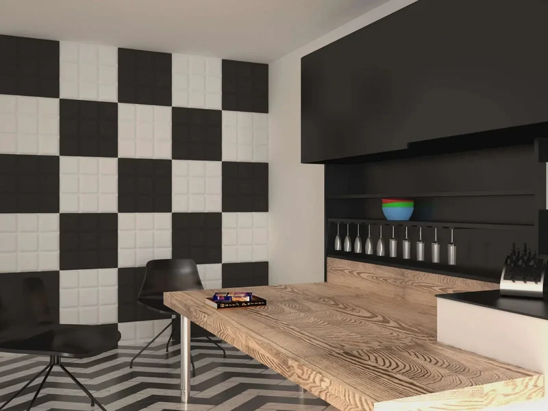 SQUARE Polystyrene Wall Art – 3D Decorative Panels EPS