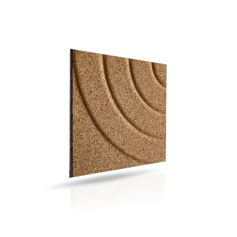 CURVES Cork Acoustic Wall Panels - box of 4