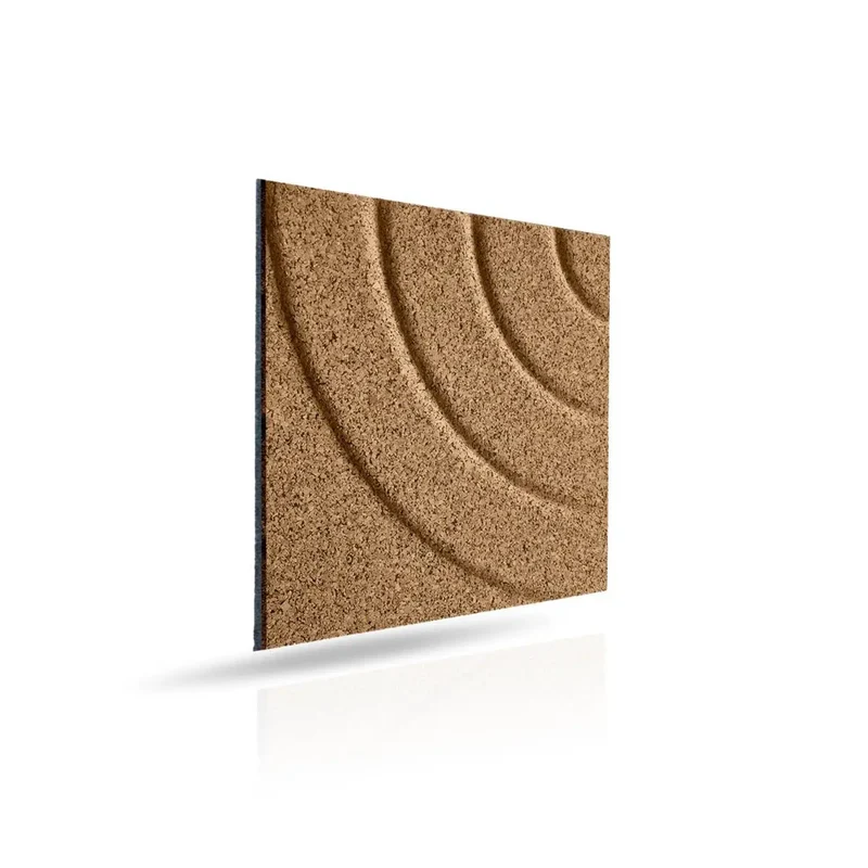 CURVES Cork Acoustic Wall Panels - box of 4