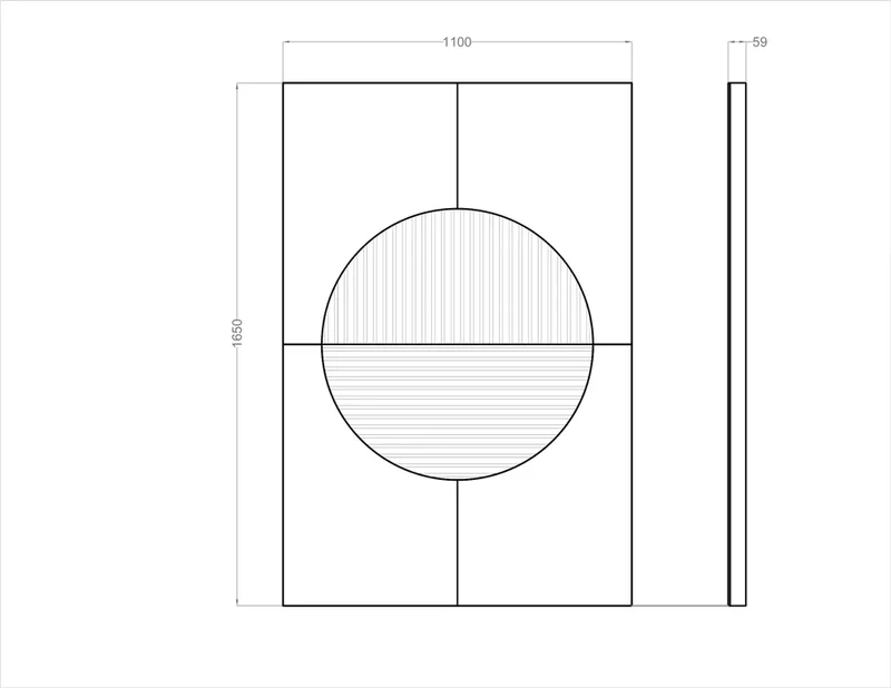Acoustic Wall Art Panels RING 5