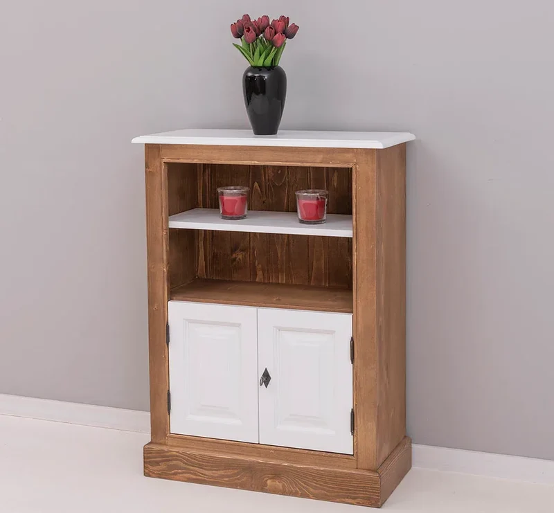 Schmales Sideboard aus Massivholz - in verschiedenen Farben
