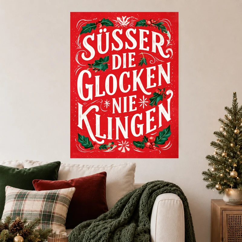 Süßer die Glocken klingen Leinwand