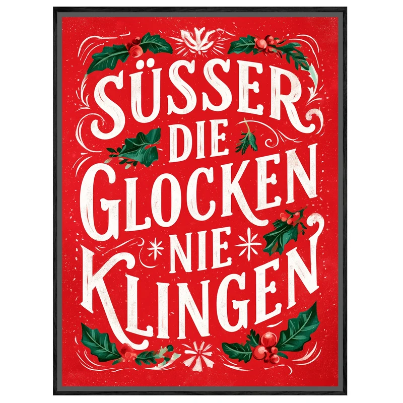 Süßer die Glocken klingen Leinwand