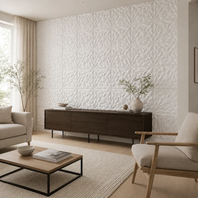 RHINESTONE Polystyrene Wall Art – 3D Decorative Panels EPS