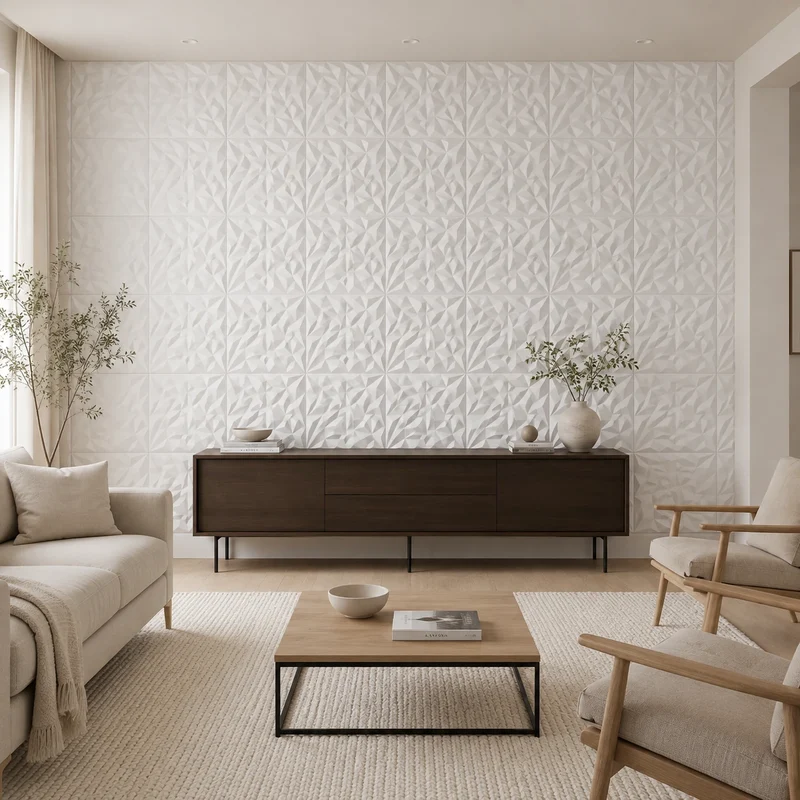 RHINESTONE Polystyrene Wall Art – 3D Decorative Panels EPS