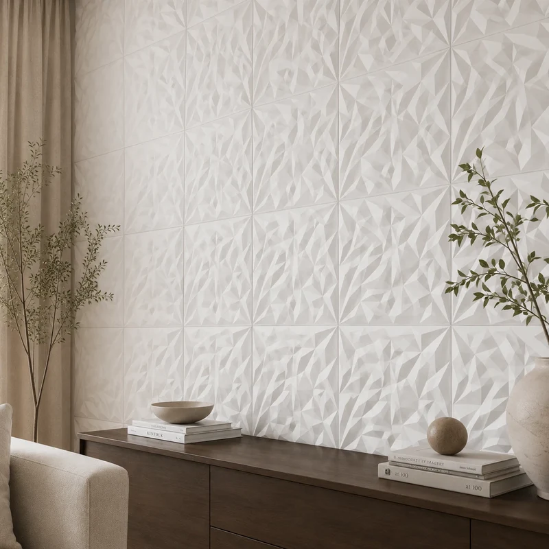 RHINESTONE Polystyrene Wall Art – 3D Decorative Panels EPS