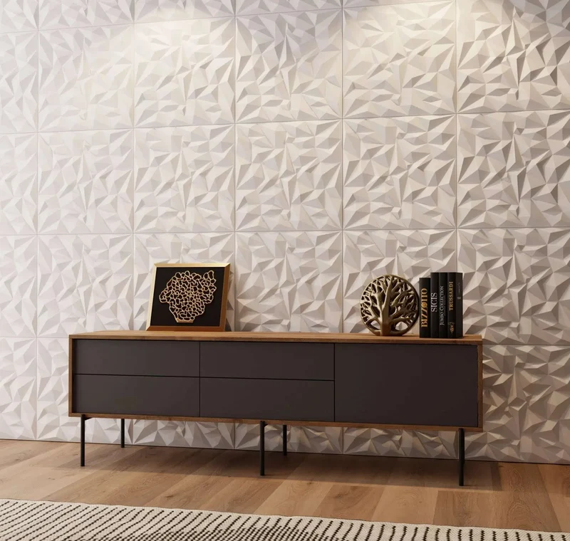 RHINESTONE Polystyrene Wall Art – 3D Decorative Panels EPS