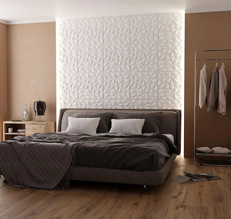 RHINESTONE Polystyrene Wall Art – 3D Decorative Panels EPS