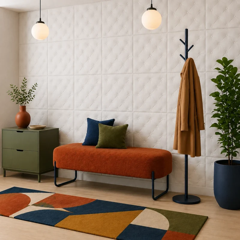 PILLOW Polystyrene Wall Art – 3D Decorative Panels EPS