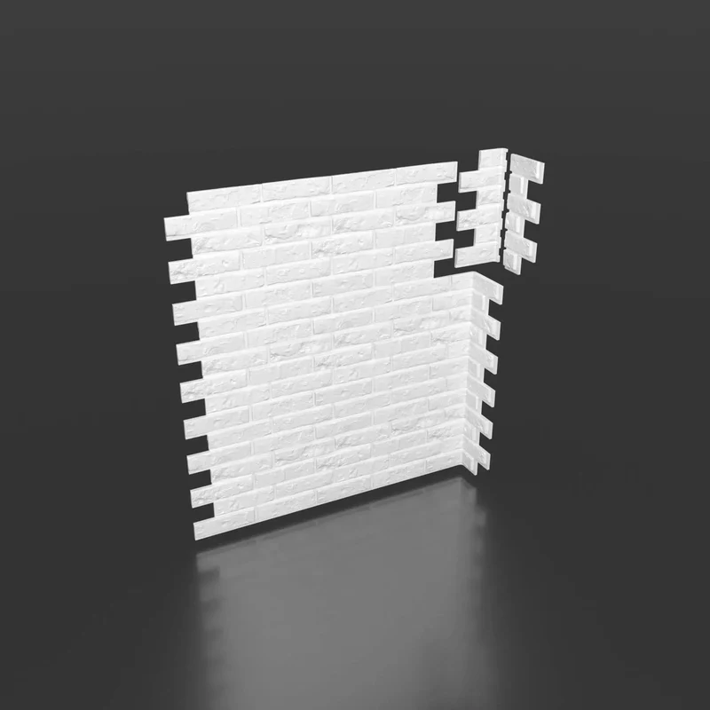OLD BRICK Polystyrene Wall Art – 3D Decorative Panels EPS