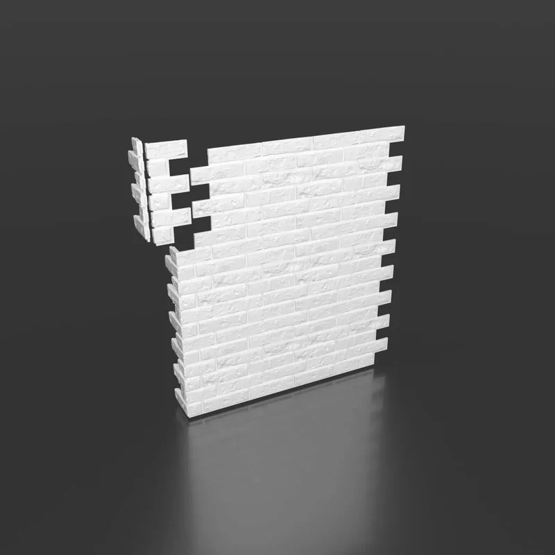 OLD BRICK Polystyrene Wall Art – 3D Decorative Panels EPS