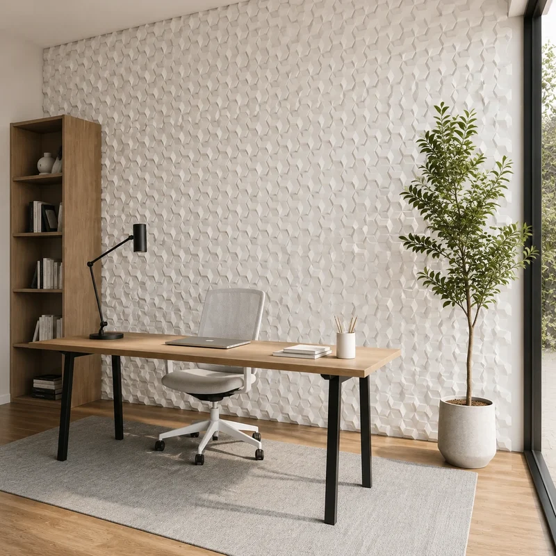 HEXA 2 Polystyrene Wall Art – 3D Decorative Panels EPS