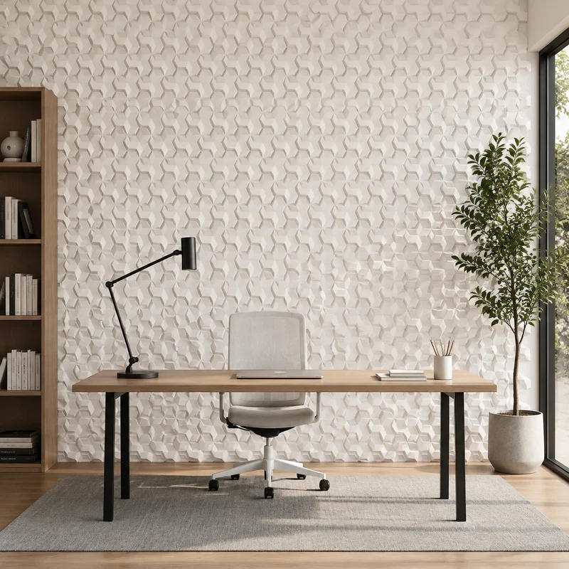 HEXA 2 Polystyrene Wall Art – 3D Decorative Panels EPS
