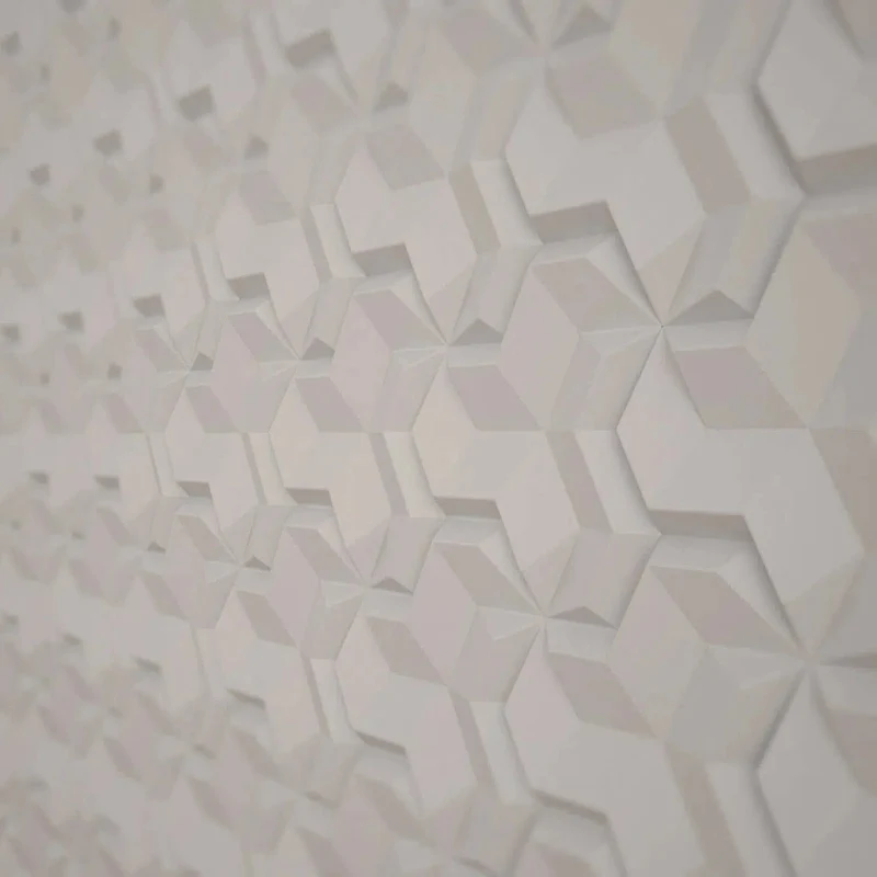 HEXA 2 Polystyrene Wall Art – 3D Decorative Panels EPS
