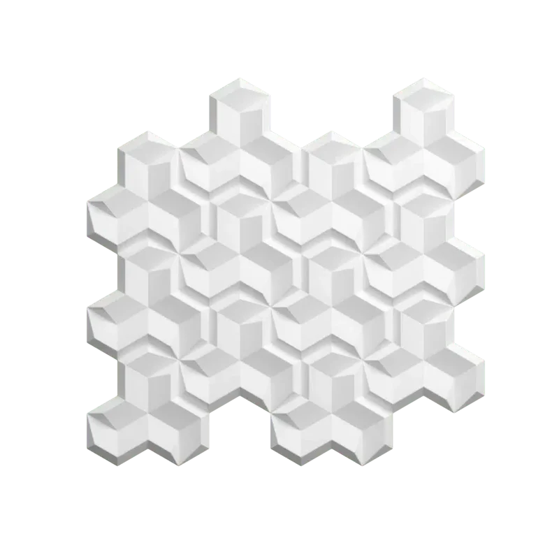HEXA 2 Polystyrene Wall Art – 3D Decorative Panels EPS