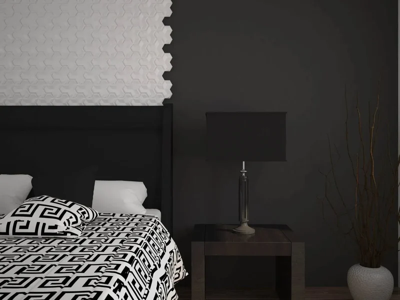 HEXA 2 Polystyrene Wall Art – 3D Decorative Panels EPS