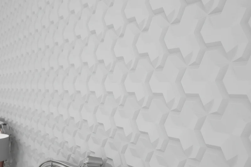 HEXA 2 Polystyrene Wall Art – 3D Decorative Panels EPS