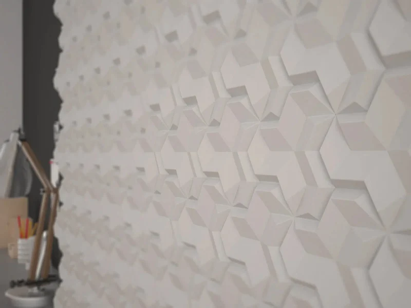 HEXA 2 Polystyrene Wall Art – 3D Decorative Panels EPS
