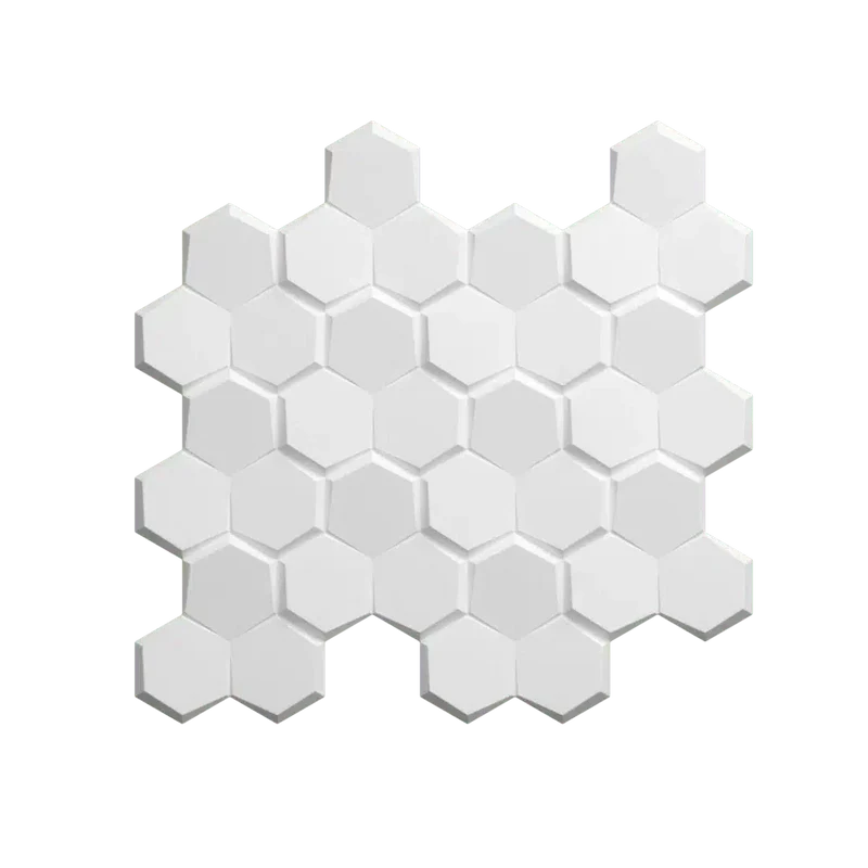 HEXA Polystyrene Wall Art – 3D Decorative Panels EPS