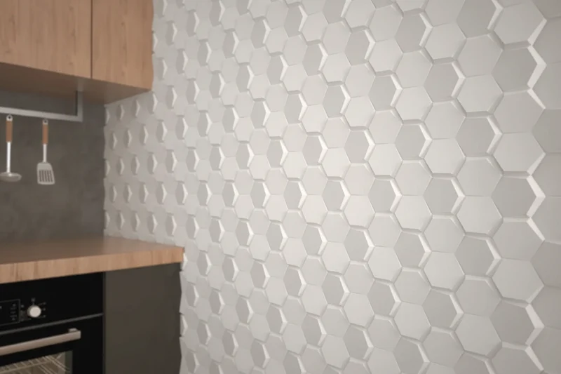 HEXA Polystyrene Wall Art – 3D Decorative Panels EPS