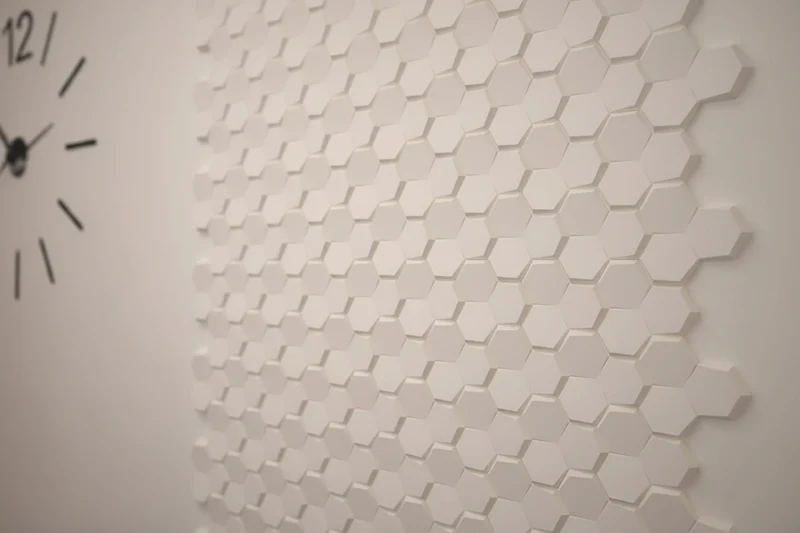 HEXA Polystyrene Wall Art – 3D Decorative Panels EPS