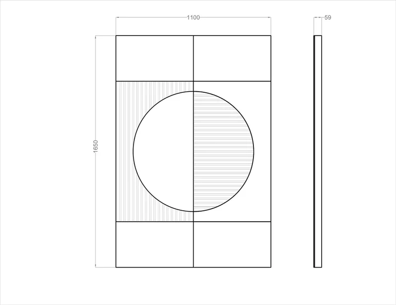 Acoustic Wall Art Panels RING 1