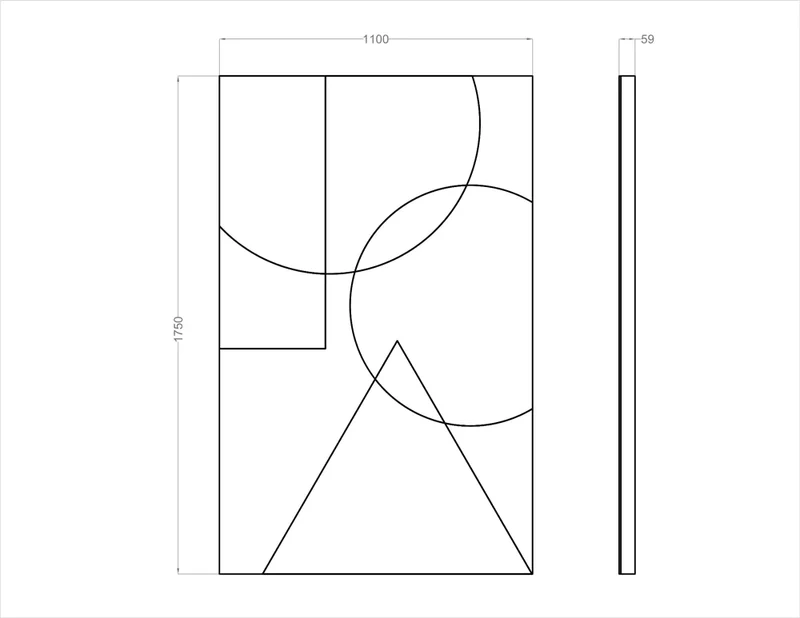 Acoustic Wall Art Panels SHAPES 4