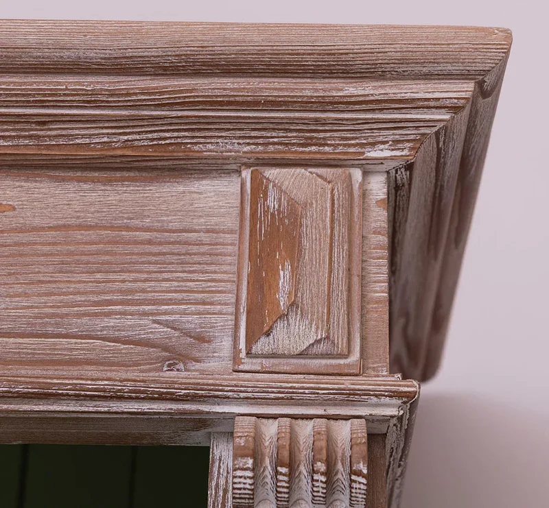 Regalwand aus Massivholz im Landhausstil - Bücherregal in verschiedenen Farben