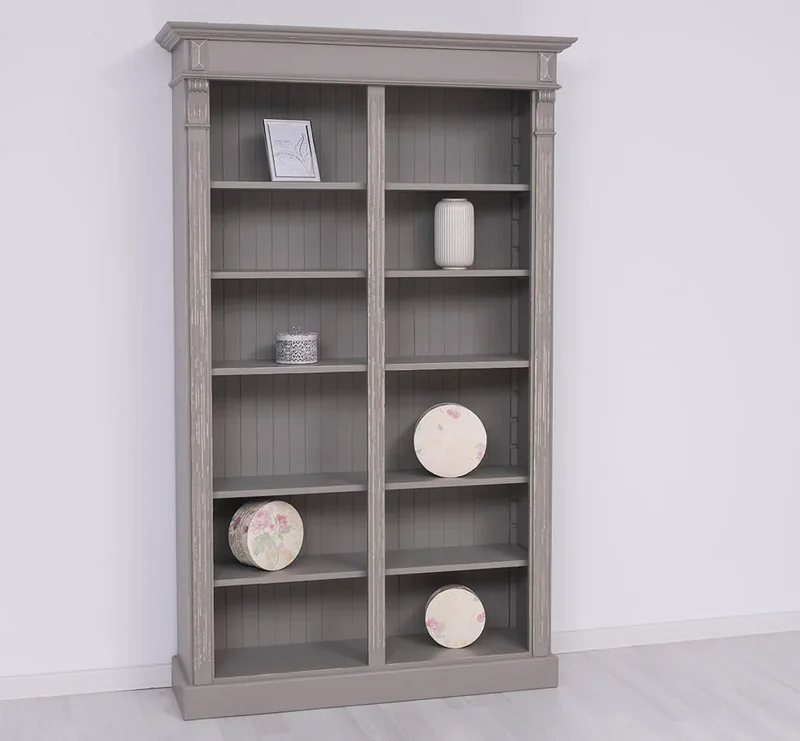 Regalwand aus Massivholz im Landhausstil - Bücherregal in verschiedenen Farben