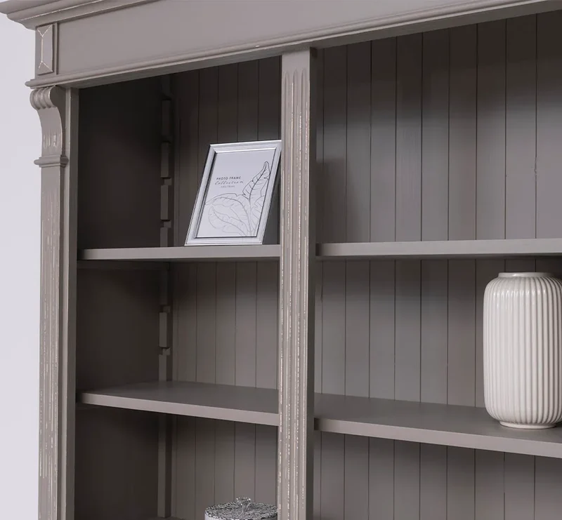 Regalwand aus Massivholz im Landhausstil - Bücherregal in verschiedenen Farben