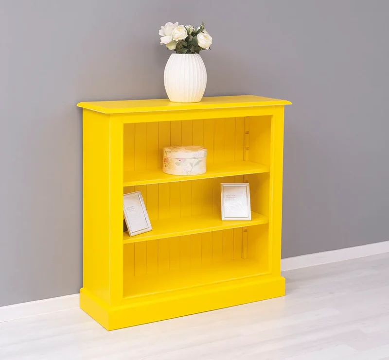 Bücherregal aus Massivholz im Landhausstil in verschiedenen Farben