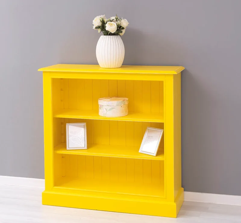 Bücherregal aus Massivholz im Landhausstil in verschiedenen Farben
