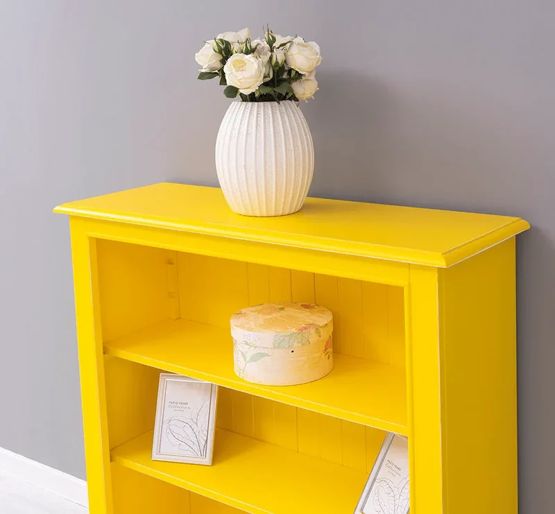 Bücherregal aus Massivholz im Landhausstil in verschiedenen Farben